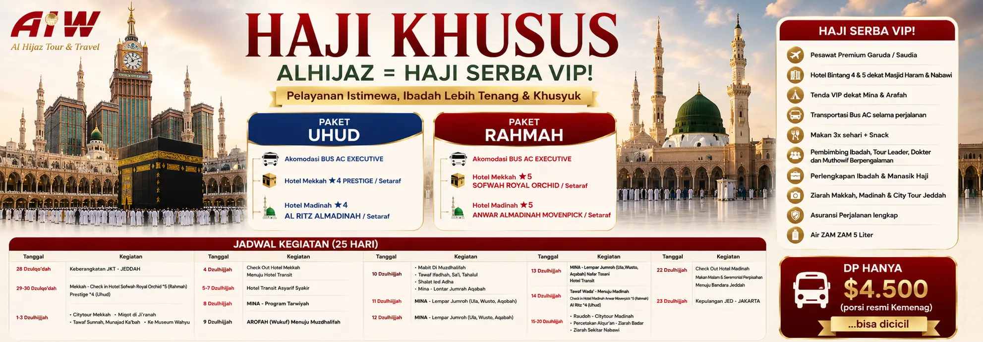 Paket Haji Khusus Alhijaz